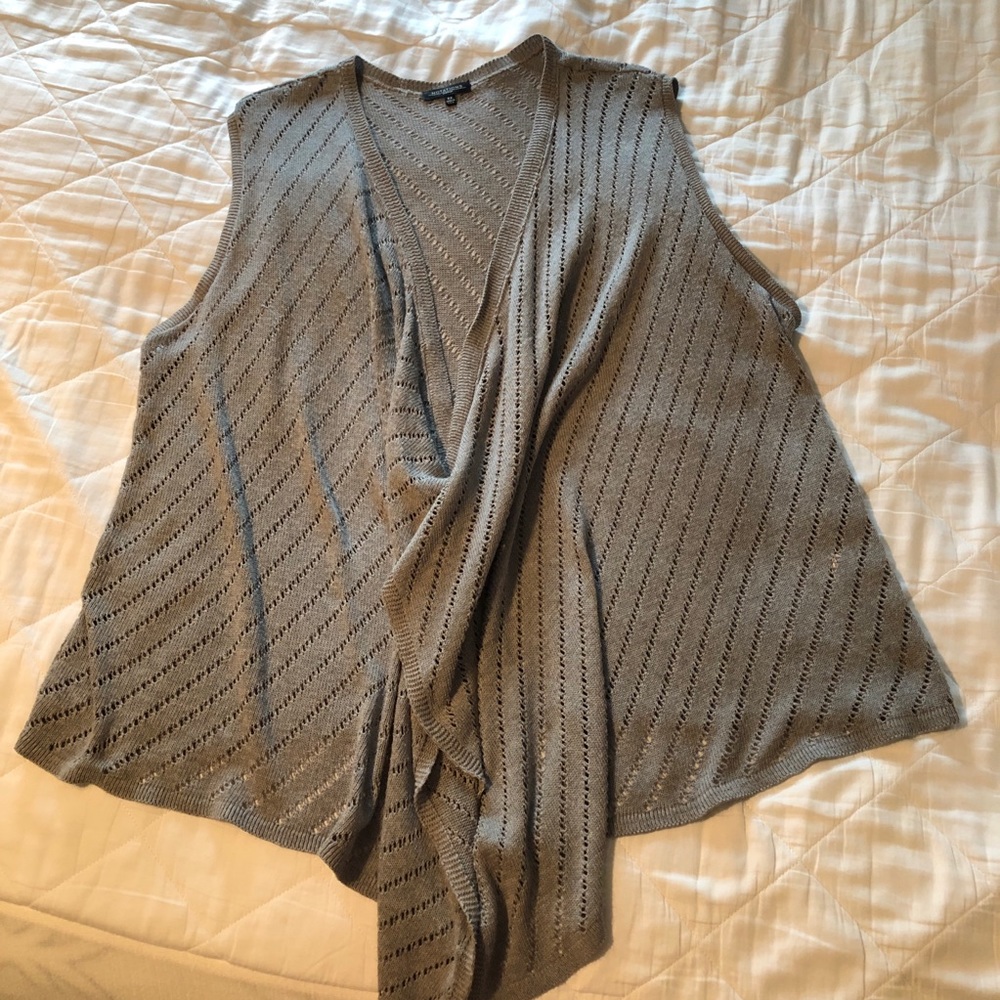 Notations Long Knit Vest